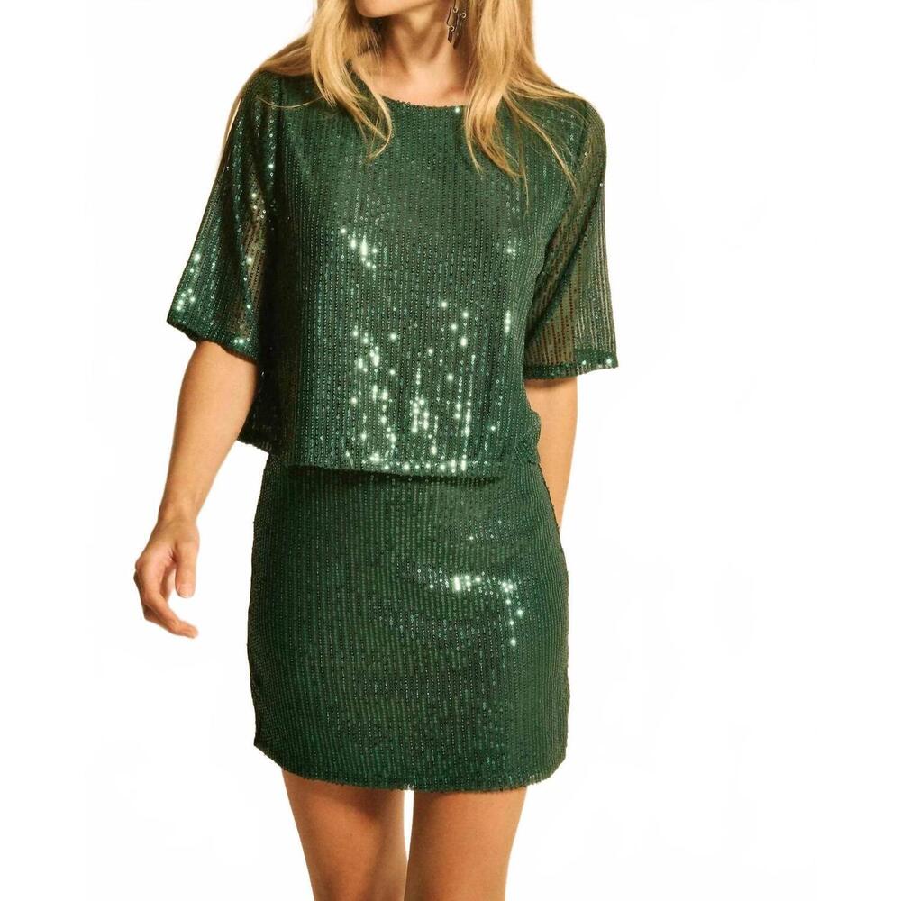 NEW JEN'S PIRATE BOOTY tabloid mini skirt in emerald city